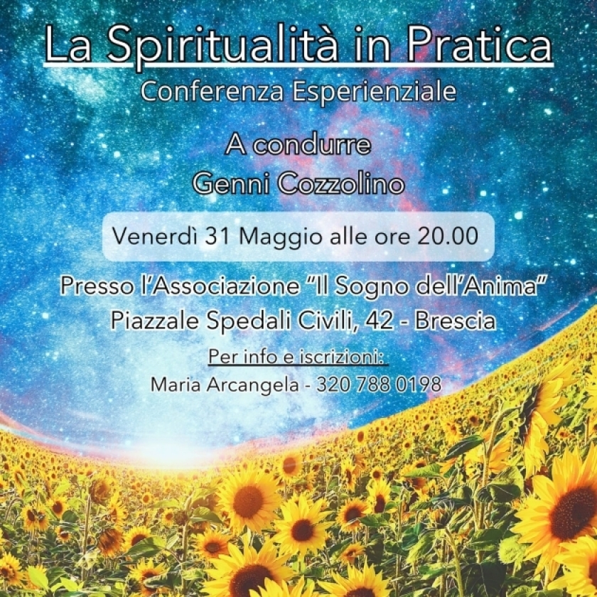 La Spiritualità in Pratica – Conferenza Esperienziale